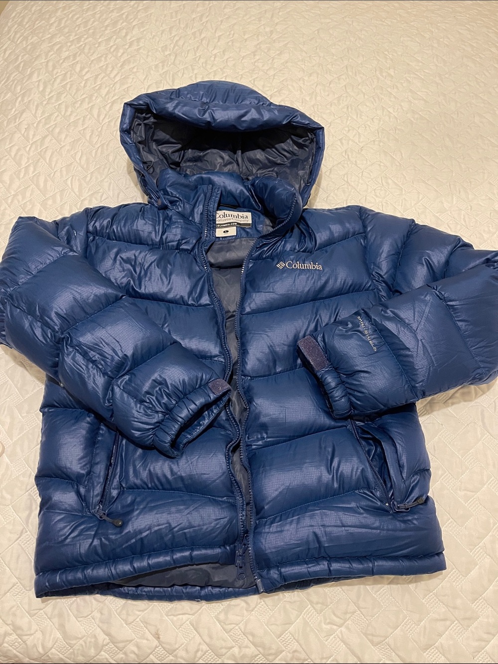 Columbia sportswear company vintage men’s large Navy Blue Puffer Jacket
